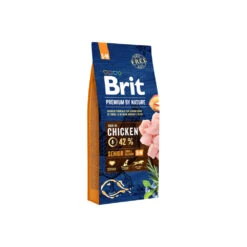 Brit Premium By Nature Senior S+M Hondenvoer -Nieuwe Pootjes brit premium by nature senior sm 202334 1000 none