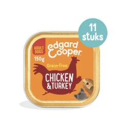 Edgard & Cooper Adult - Kip & Kalkoen - Kuipje -Nieuwe Pootjes edgard cooper adult kip kalkoen kuipje 173665 1000 none