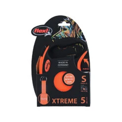 Flexi Rollijn XTREME Tape Leash - Orange -Nieuwe Pootjes flexi rollijn xtreme tape leash s orange 106921 1500 none