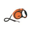 Flexi Rollijn XTREME Tape Leash - Orange 1 Flexi Rollijn XTREME Tape Leash - Orange -Nieuwe Pootjes flexi xtreme tape leash xs 3m 15kg 133117 1000 none