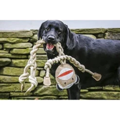 HuggleHounds Rope Knotties Monkey -Nieuwe Pootjes hugglehounds rope knotties monkey 214151 0500 none