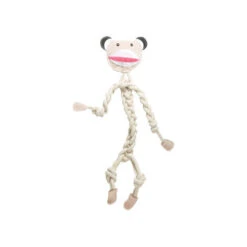 HuggleHounds Rope Knotties Monkey -Nieuwe Pootjes hugglehounds rope knotties monkey 214154 0500 none