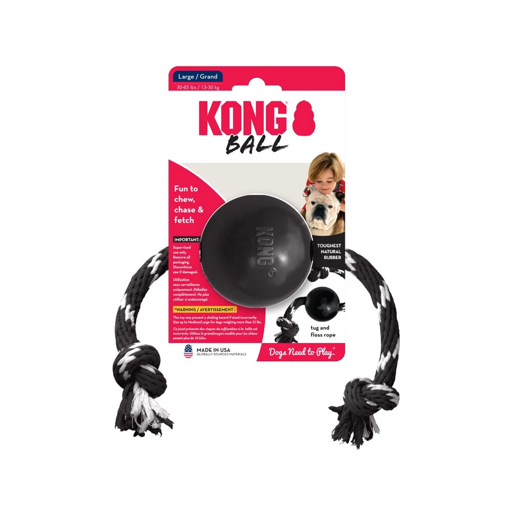 KONG Extreme Bal Met Touw 6 KONG Extreme Bal Met Touw - Afbeelding 4