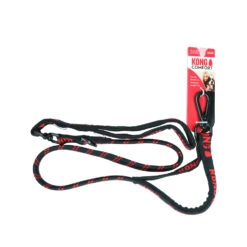 KONG Zero-shock Leash - Zwart 9 KONG Zero-shock Leash - Zwart -Nieuwe Pootjes kong zero shock leash zwart 178519 1500 none