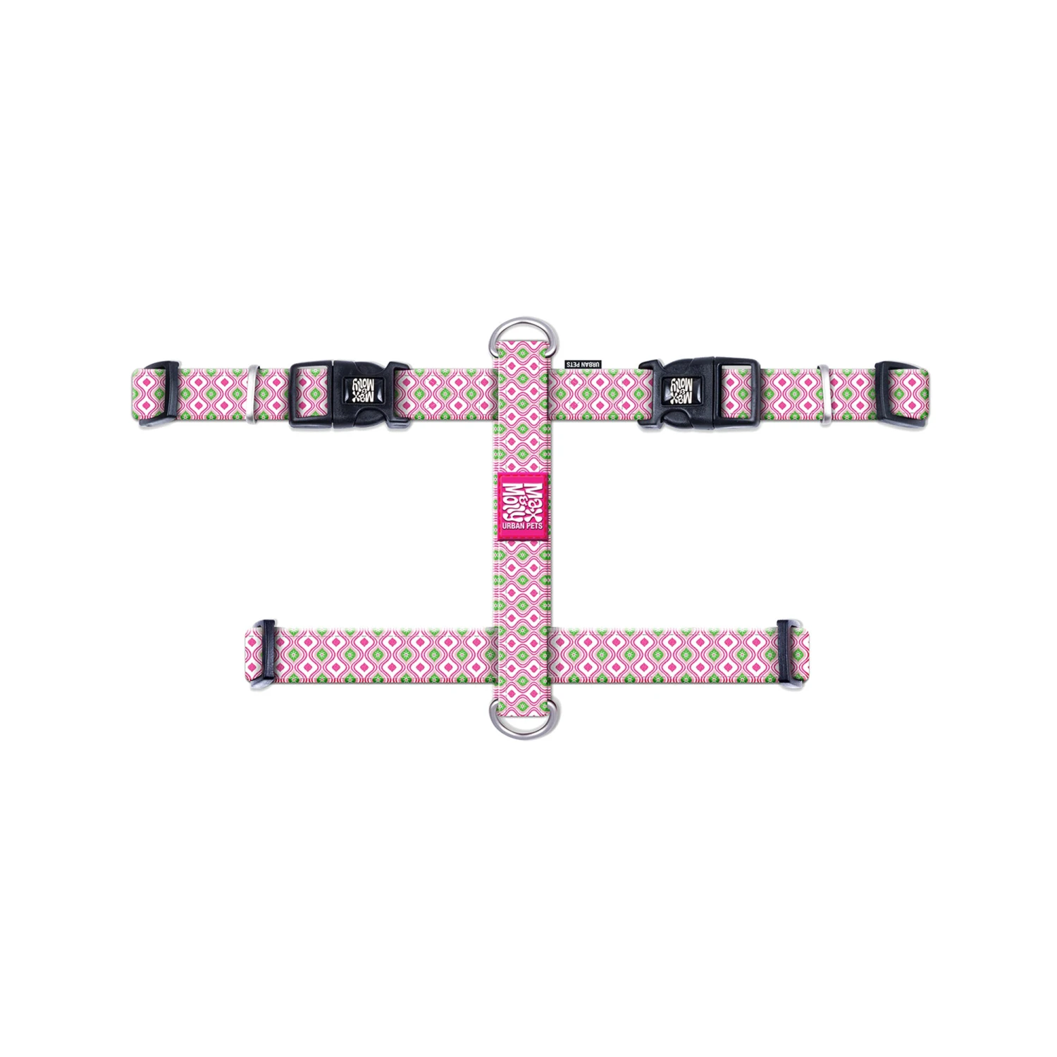 Max & Molly H-Hondenharnas - Retro Pink 5 Max & Molly H-Hondenharnas - Retro Pink - Afbeelding 3