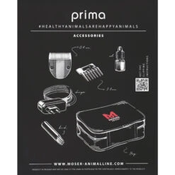 Moser - Tondeuse Prima Oplaadbaar -Nieuwe Pootjes moser tondeuse prima oplaadbaar 205490 2000 none