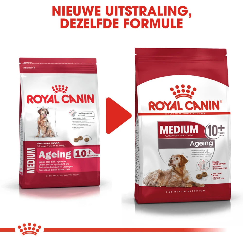 Royal Canin Medium Ageing 10+ - Hondenvoer 9 Royal Canin Medium Ageing 10+ - Hondenvoer - Afbeelding 7