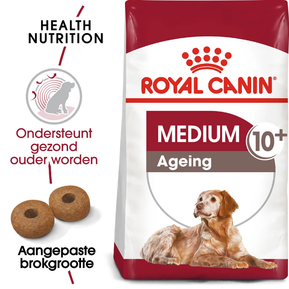 Royal Canin Medium Ageing 10+ - Hondenvoer 5 Royal Canin Medium Ageing 10+ - Hondenvoer - Afbeelding 3