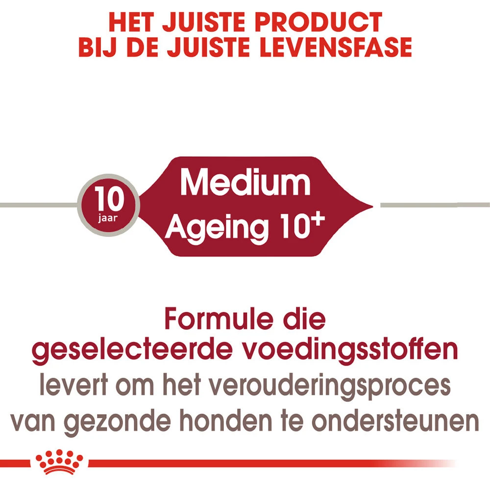 Royal Canin Medium Ageing 10+ - Hondenvoer 7 Royal Canin Medium Ageing 10+ - Hondenvoer - Afbeelding 5