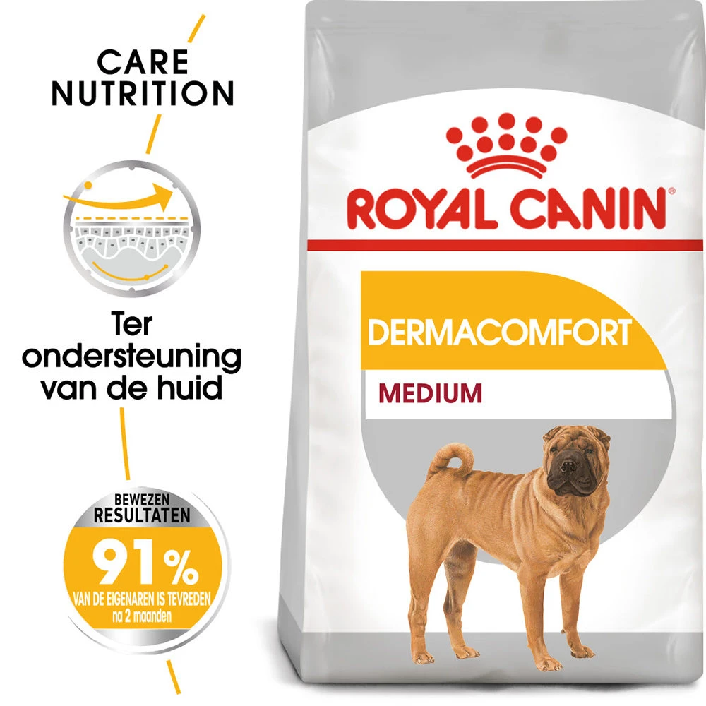 Royal Canin Medium Dermacomfort - Hondenvoer 3 Royal Canin Medium Dermacomfort - Hondenvoer