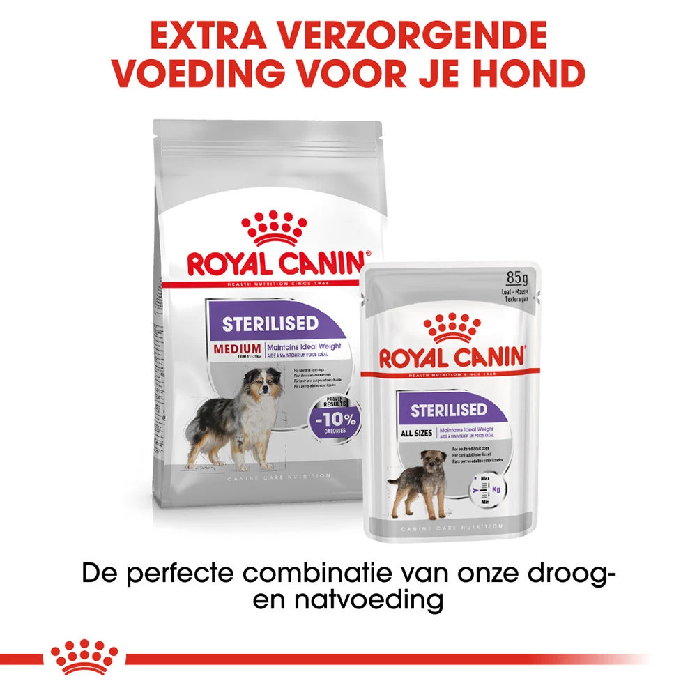 Royal Canin Medium Sterilised - Hondenvoer 11 Royal Canin Medium Sterilised - Hondenvoer - Afbeelding 9
