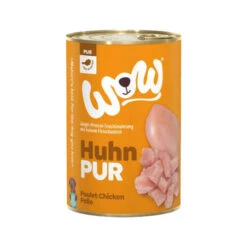 Nieuwe Pootjes -Nieuwe Pootjes wow puur 100 hondenvoer blik kip 6x400g 129010 0500 none