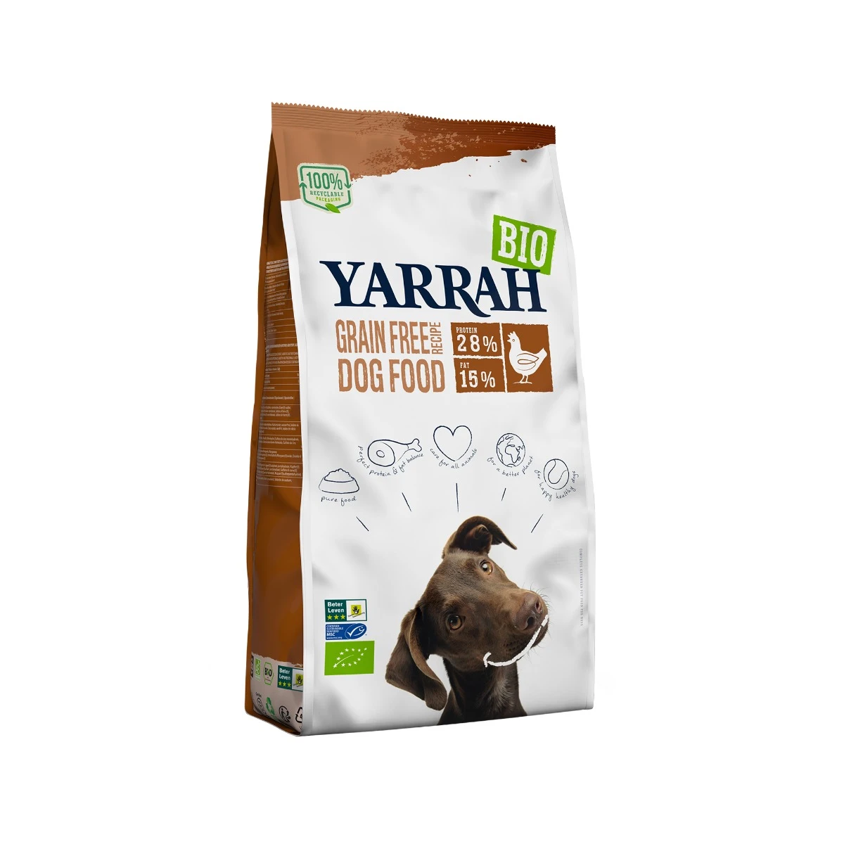 Yarrah - Droogvoer Hond Graanvrij Bio 4 Yarrah - Droogvoer Hond Graanvrij Bio - Afbeelding 2