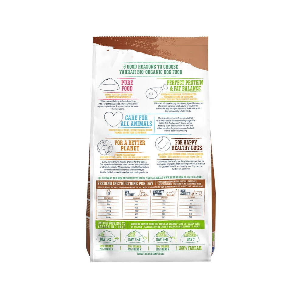 Yarrah - Droogvoer Hond Graanvrij Bio 7 Yarrah - Droogvoer Hond Graanvrij Bio - Afbeelding 5