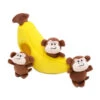 ZippyPaws Zippy Burrow Monkey 'n Banana -Nieuwe Pootjes zippy burrow monkey n banana 136438 0500 none